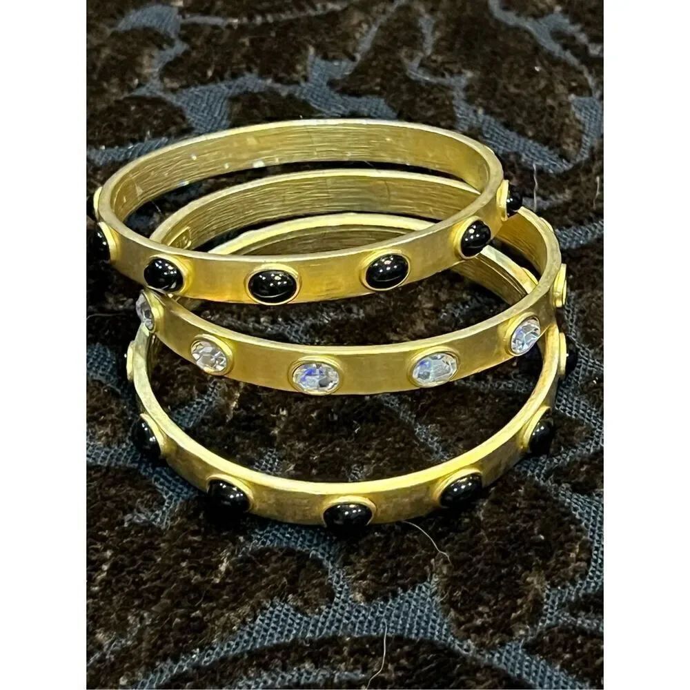 CRAFT 3 piece Gold Metal Bangle Set